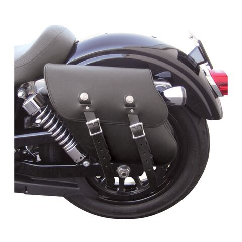 Leatherworks Left Side Solo Saddlebag For Harley Dyna 2006-2015
