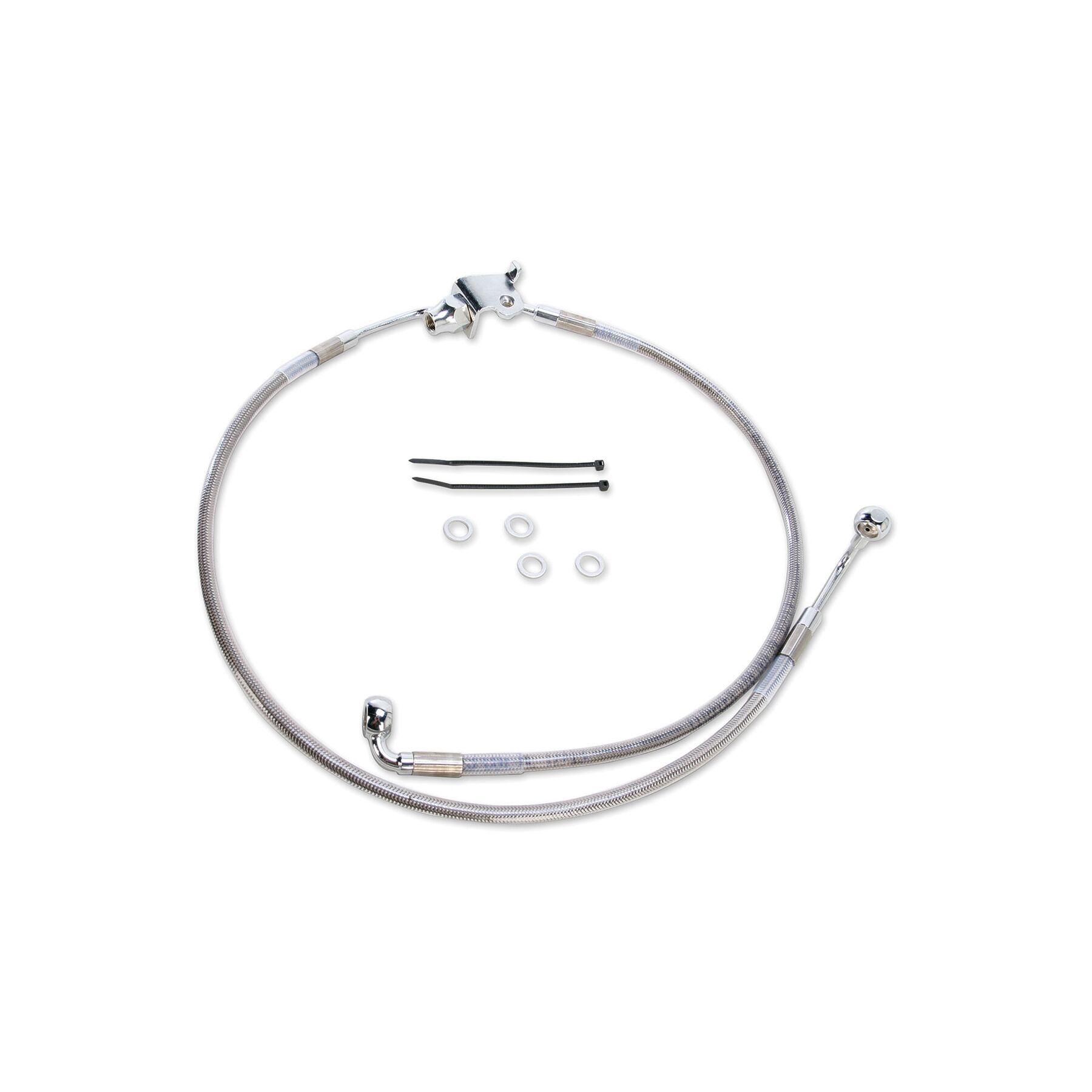 Drag Specialties Rear Brake Line Kit For Non-ABS Harley Touring 2008