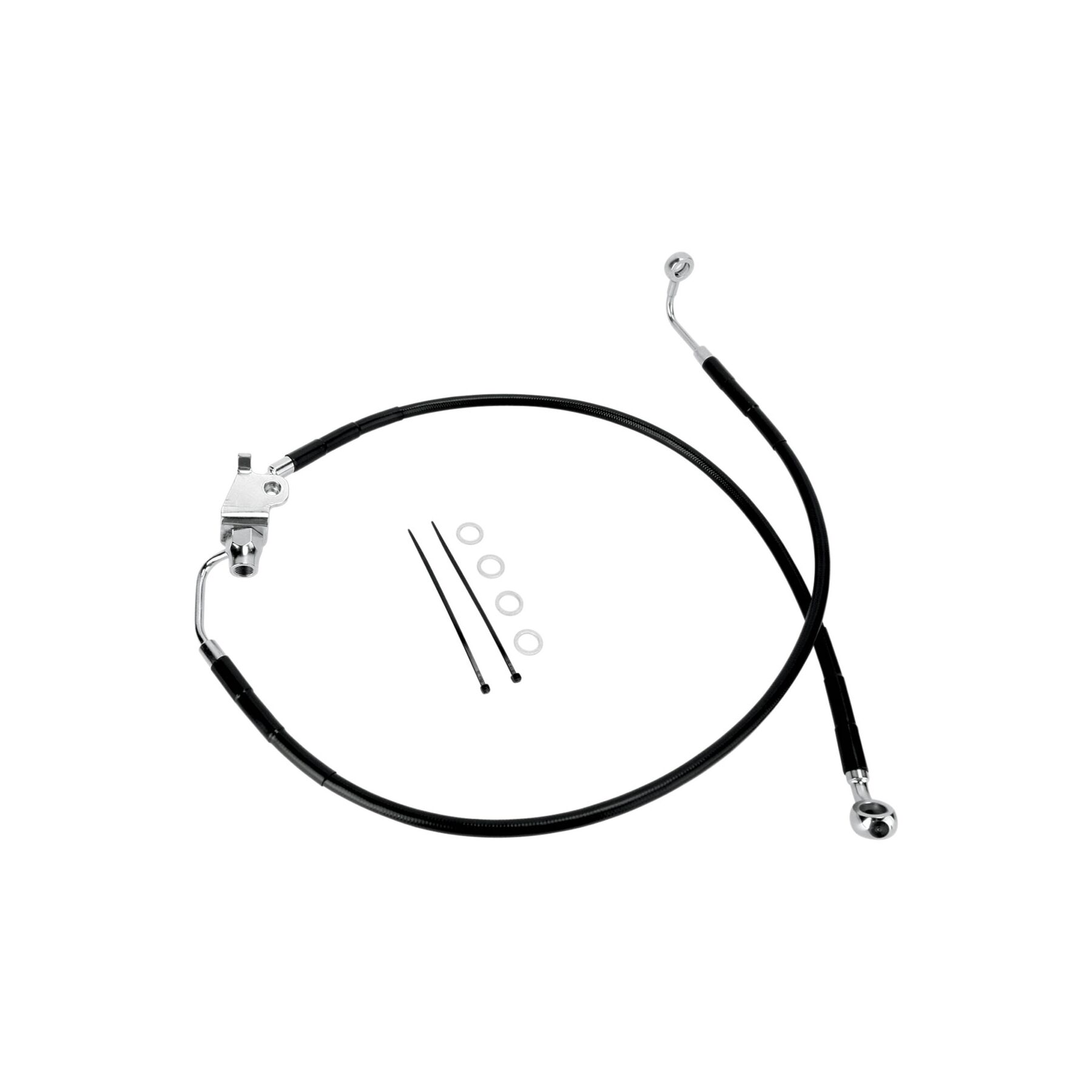 Drag Specialties Rear Brake Line Kit For Non-ABS Harley Sportster 2004