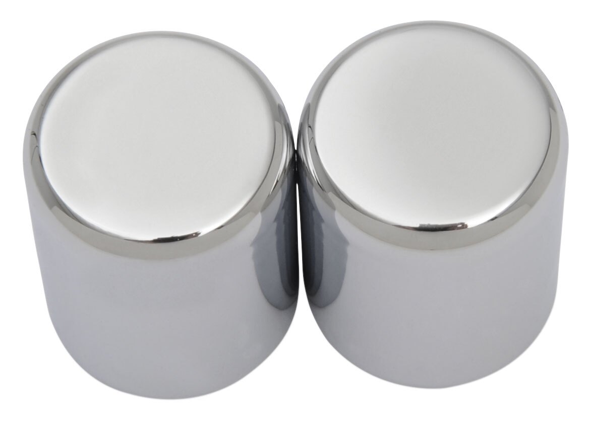 Drag Specialties Magnetic Docking Point Covers Large - Chrome OEM 48220-10