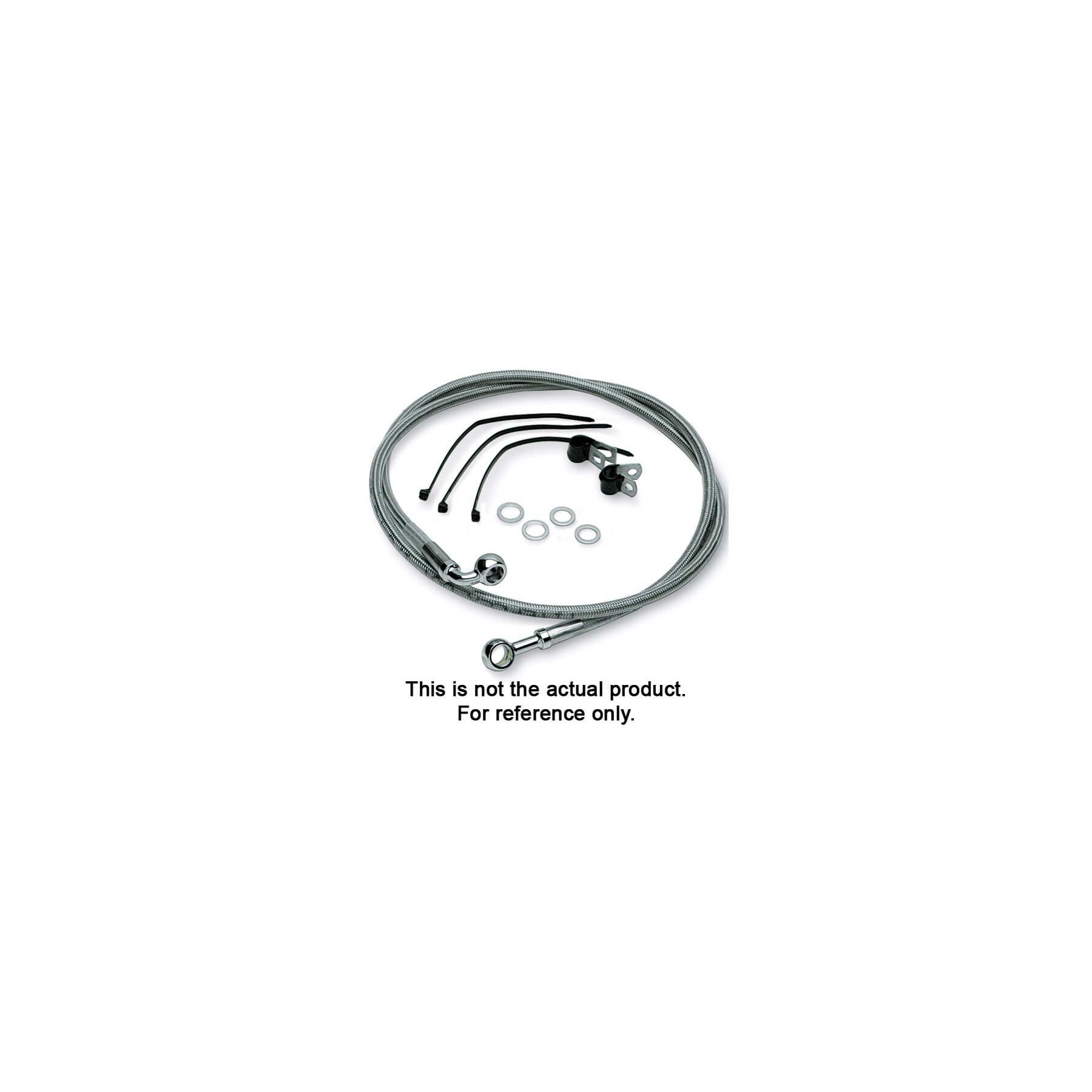 Drag Specialties Extended Front Brake Line Kit For Harley Touring Non