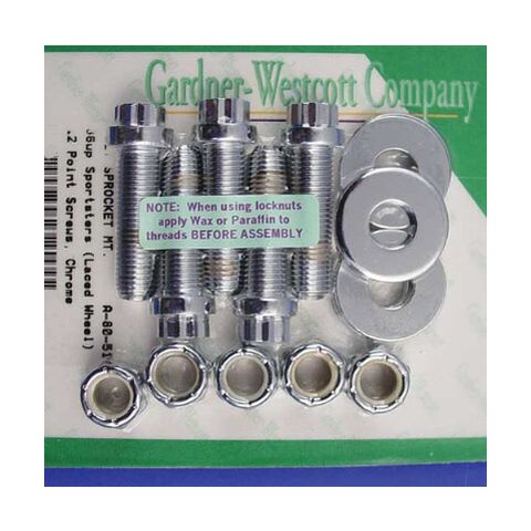 V-Twin Mfg. Sprocket Bolt Kit For Harley Softail 1985-1996