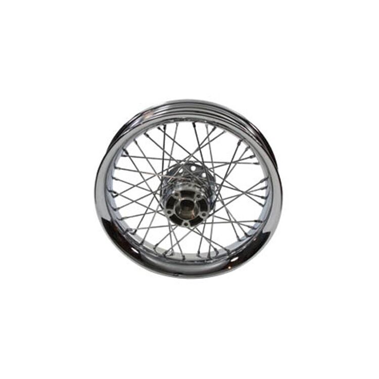 V-Twin Mfg. 40 Spoke Chrome Front Wheel For Harley FL Softail 2007-2011