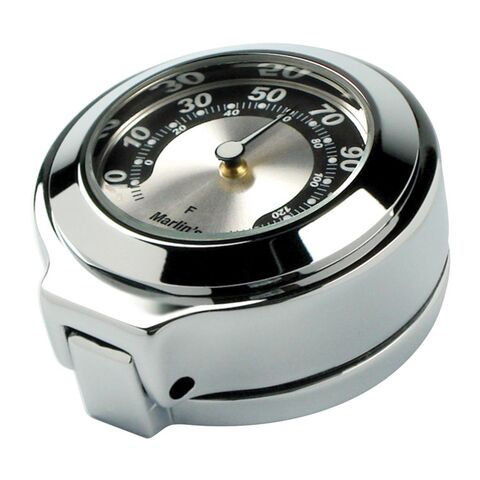 Marlin's Thermometer / Clock Flip Fork Lock Cover For Harley Road King 1994-2025