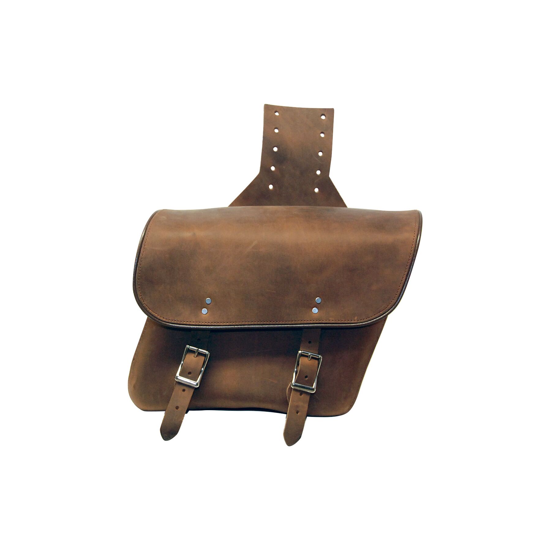 Leatherworks Distressed Brown Throwover Saddlebags