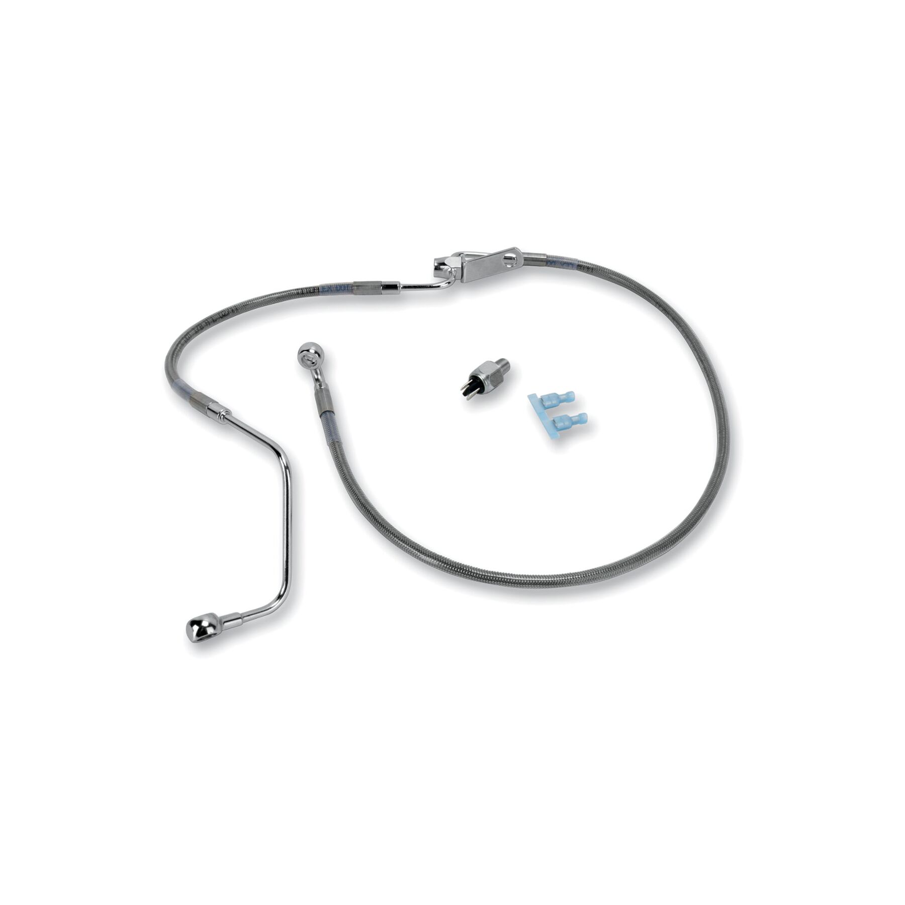 Drag Specialties Rear Brake Line Kit For Non-ABS Harley Softail 2008-2