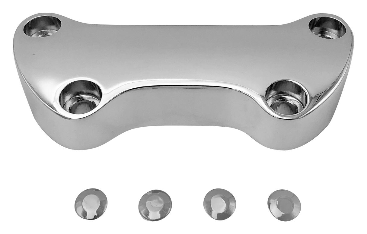 Milwaukee Twins Standard Smooth 1" Handlebar Top Clamp N/A