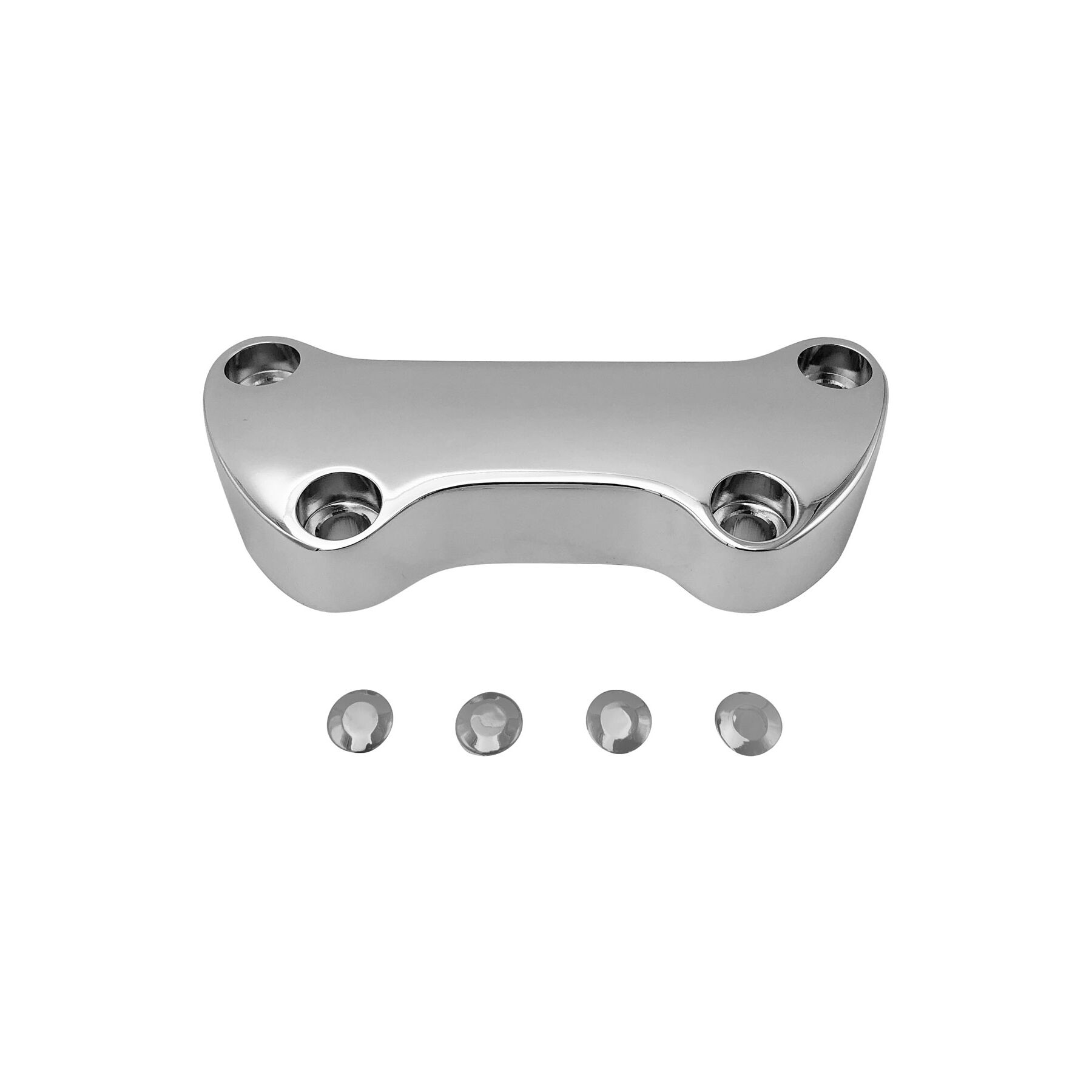 Milwaukee Twins Standard Smooth 1 Handlebar Top Clamp