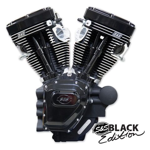 S&S Cycle T124 Long Block Engine With Easy Start Camshafts For Harley Dyna 2006-2017