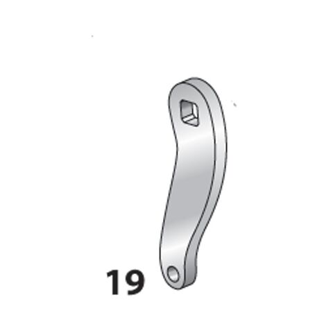 V-Twin Mfg. Mechanical Brake Rear Lever For Harley FL / EL / UL 1936-1957