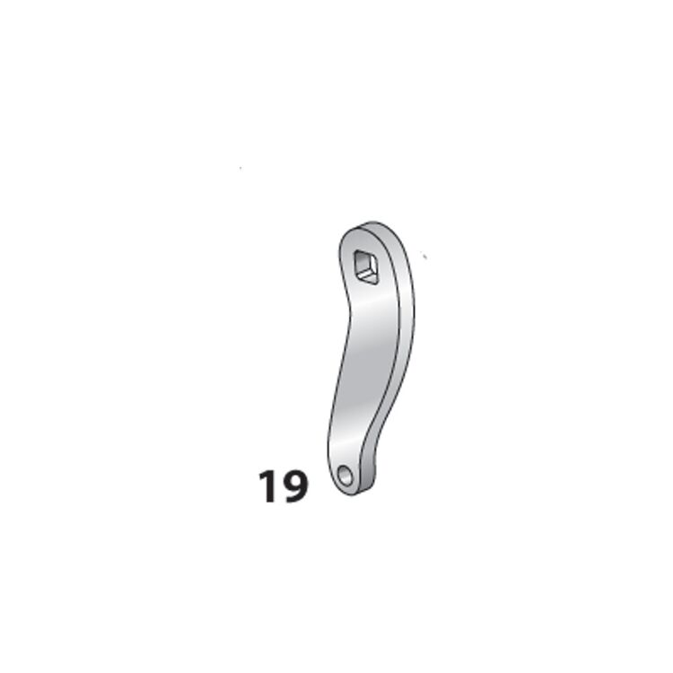 V-Twin Mfg. Mechanical Brake Rear Lever For Harley FL / EL / UL 1936-1957