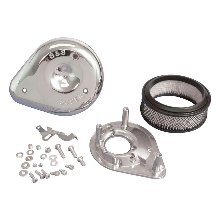 S&S Cycle Super E / G Teardrop Air Cleaner Kit For Harley 1948-1985