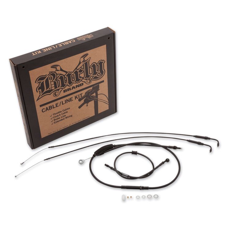 Burly Handlebar Cable Installation Kit For Harley Sportster 1997-2003