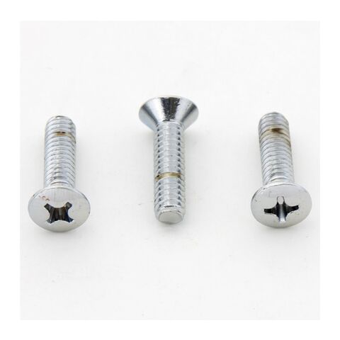 V-Twin Mfg. Chrome Air Cleaner Screw Set For S&S Cycle Teardrop Air Cleaner Assemblies