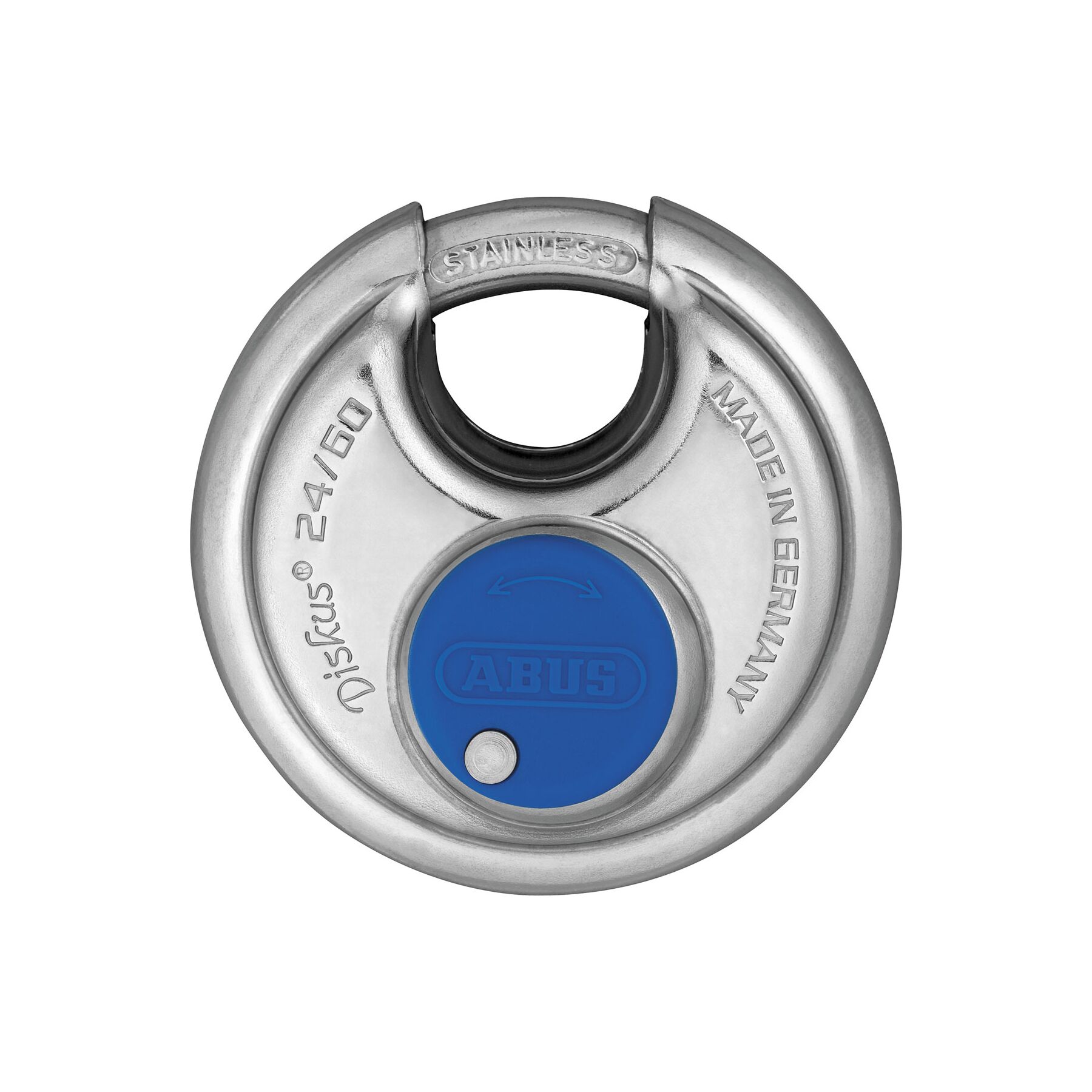 ABUS 24IB Diskus Padlock With Blue Cover