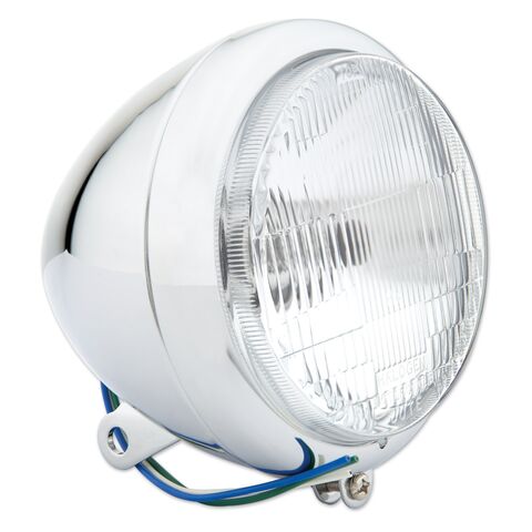 Milwaukee Twins Springer Teardrop Headlight Assembly For Harley Softail Springer 1988-2011