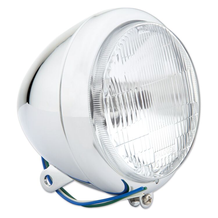 Milwaukee Twins Springer Teardrop Headlight Assembly For Harley Softail Springer 1988-2011