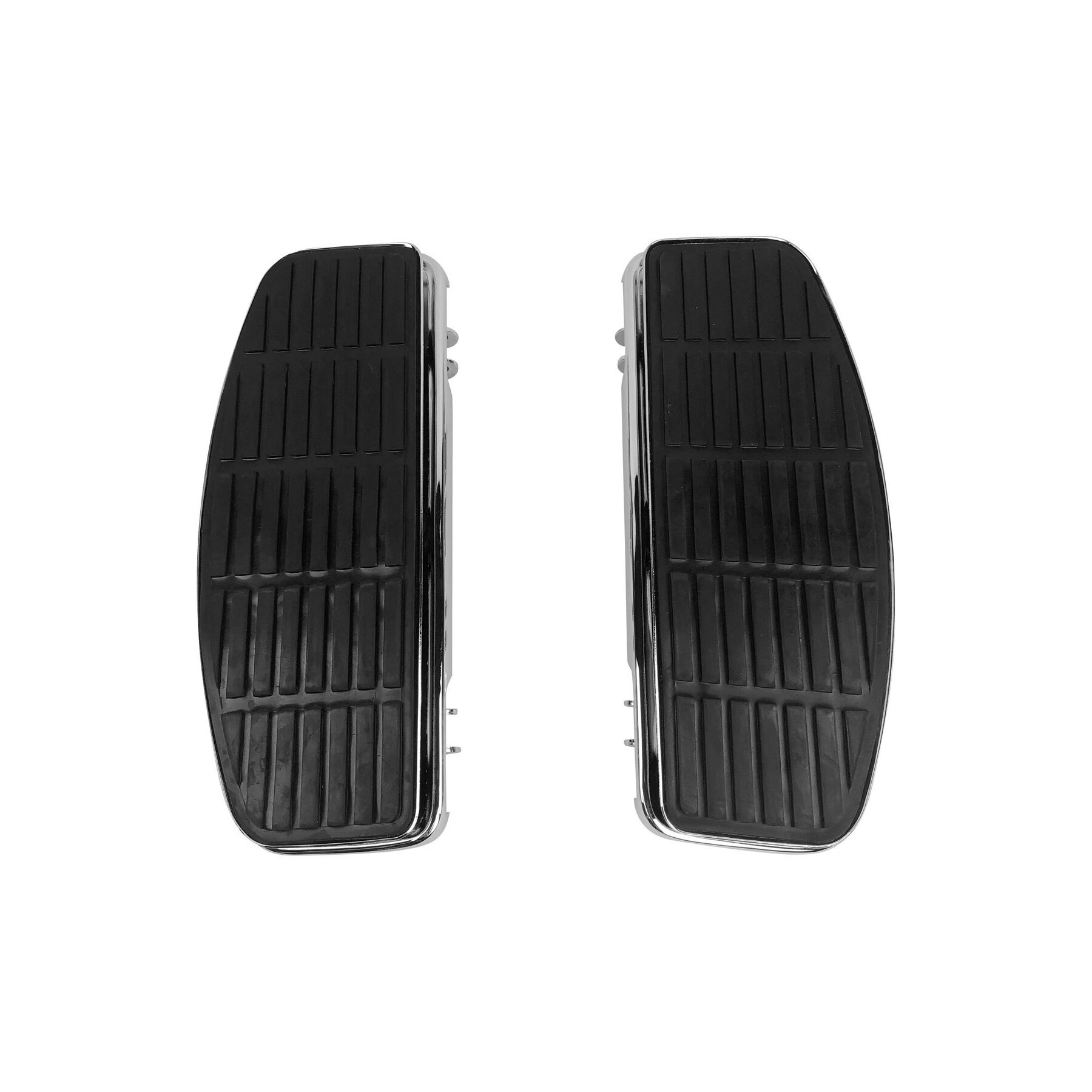 Milwaukee Twins Rectangular Shaker Floorboards For Harley 1980-2025