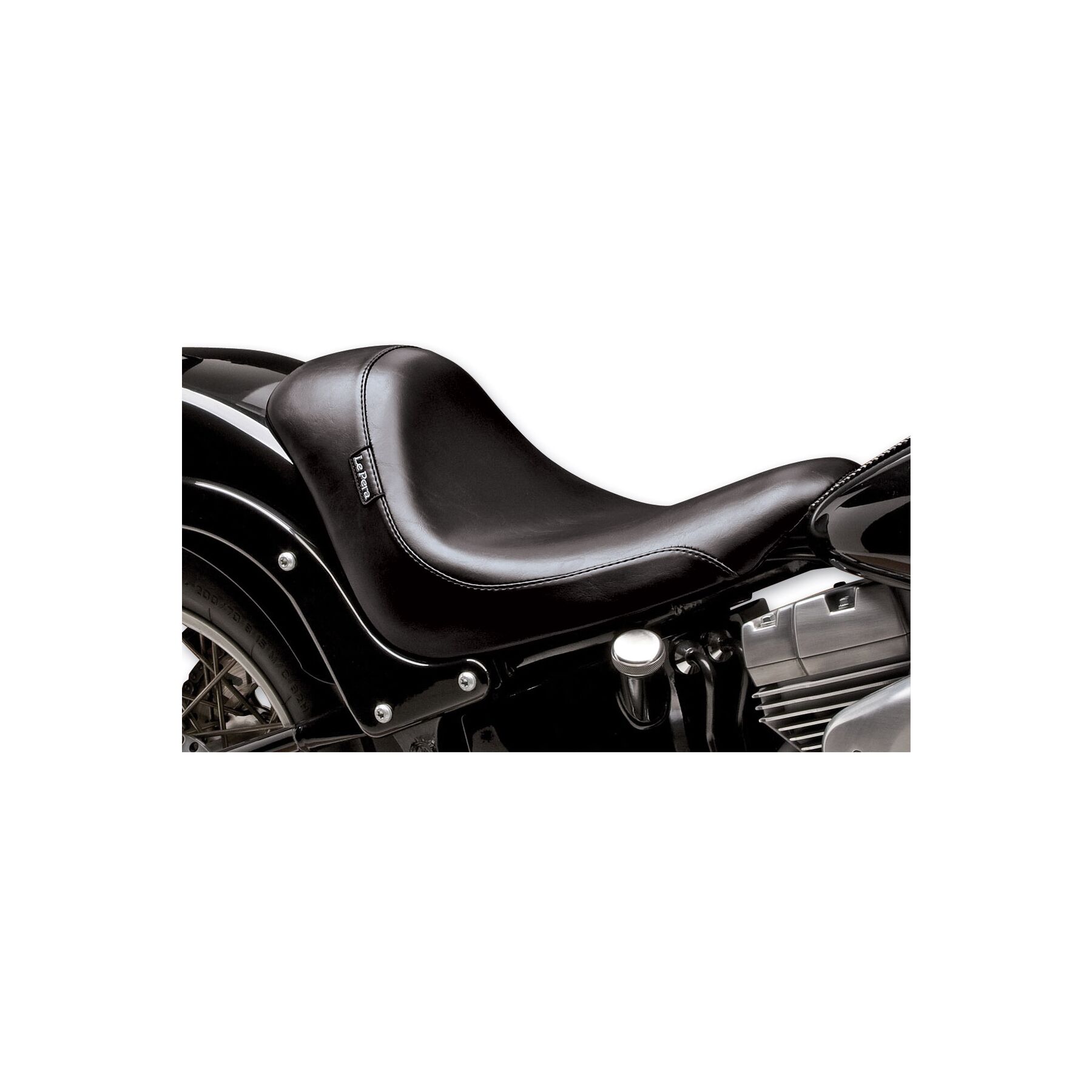 Le Pera Silhouette Deluxe Solo Seat For Harley Softail FXSTD 2000-2007