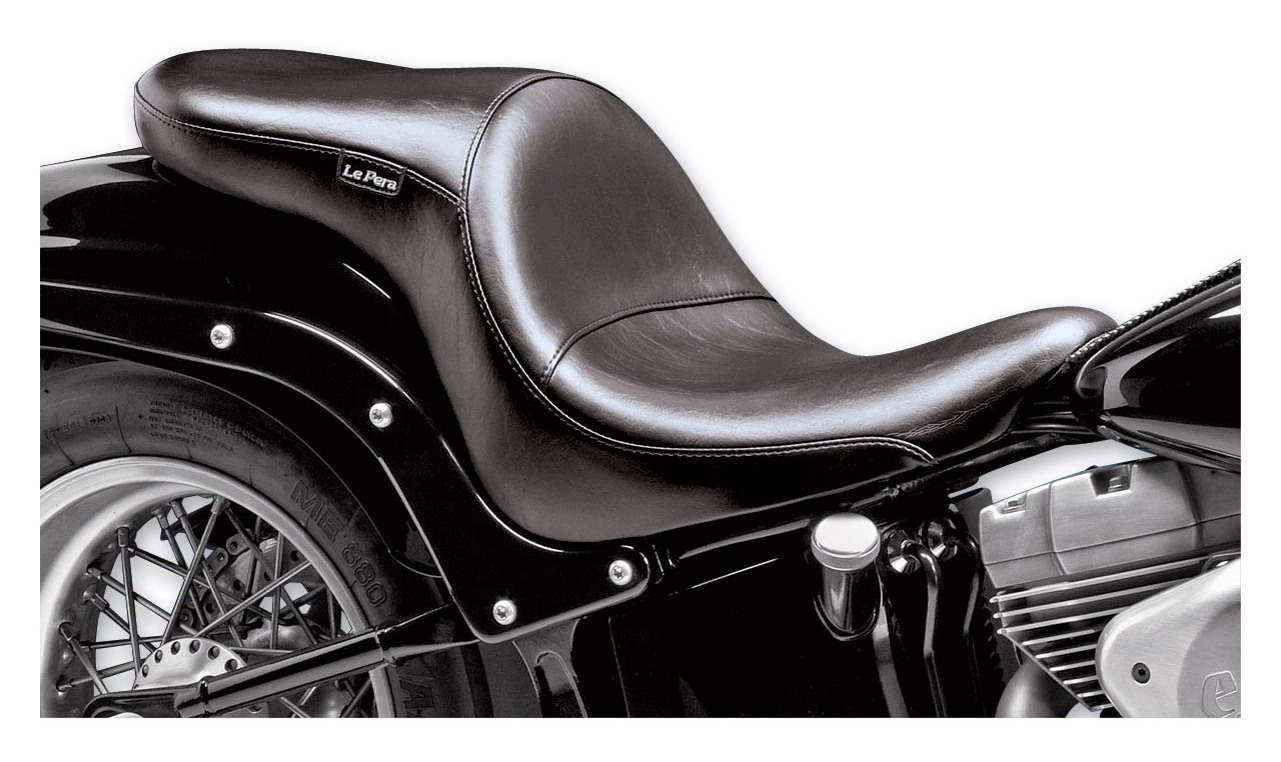 Le Pera Maverick Daddy Long Legs Seat For Harley Softail With 200mm Tire 2006-2017 Smooth