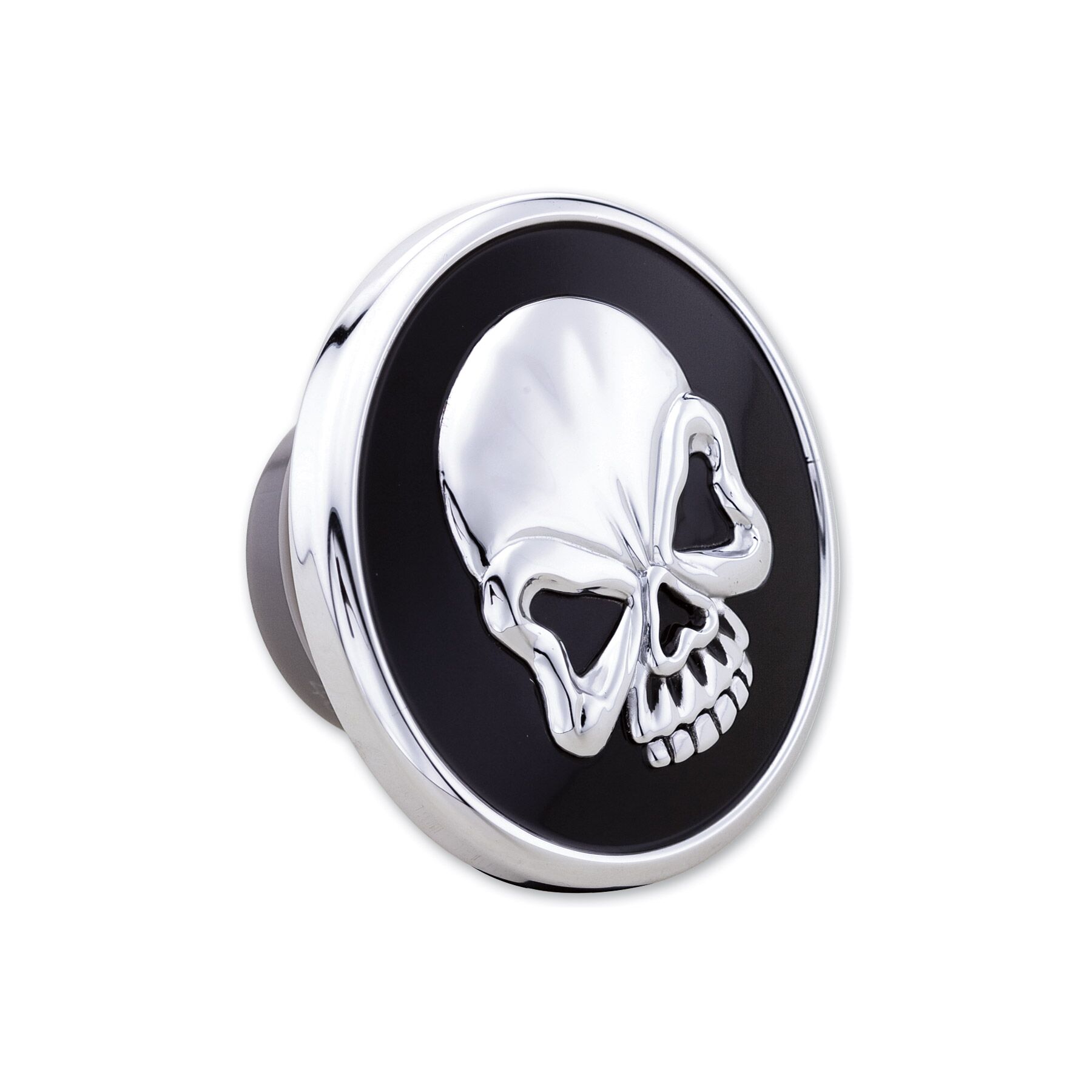 Milwaukee Twins Skull Vented Gas Cap For Harley 1997-2026