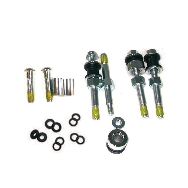 V-Twin Mfg. Detachable Side Plate Docking Hardware Kit For Harley FLSTC 2000-2002