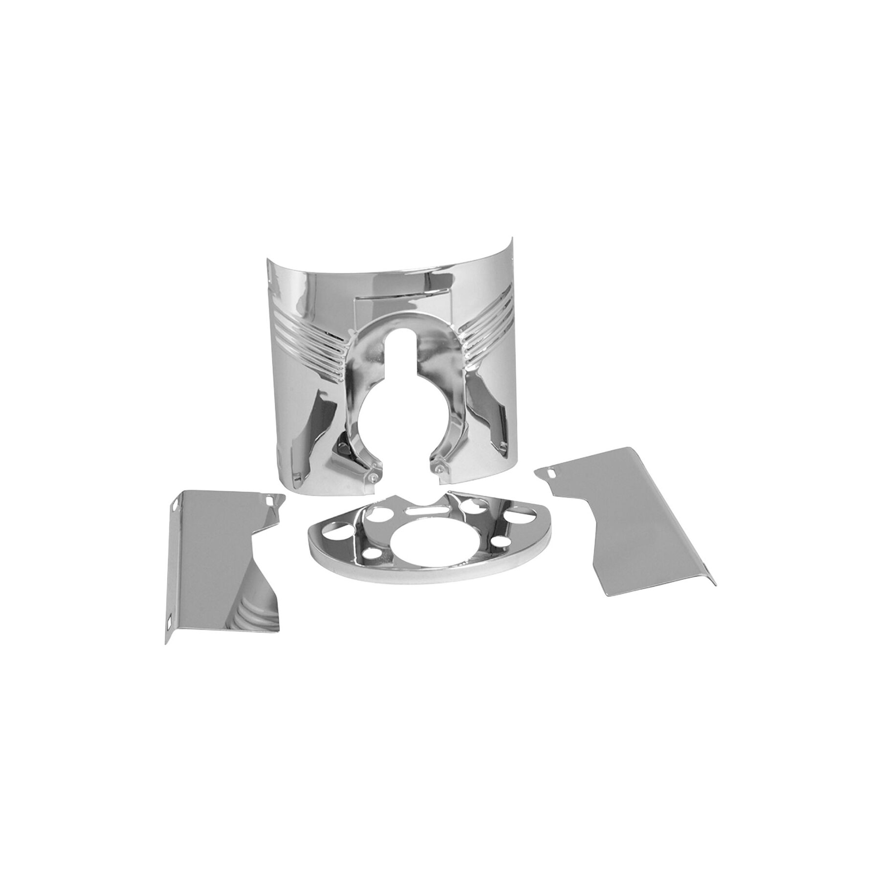 V-Twin Mfg. Early Fork Cover Set For Harley Sportster 1952-1970