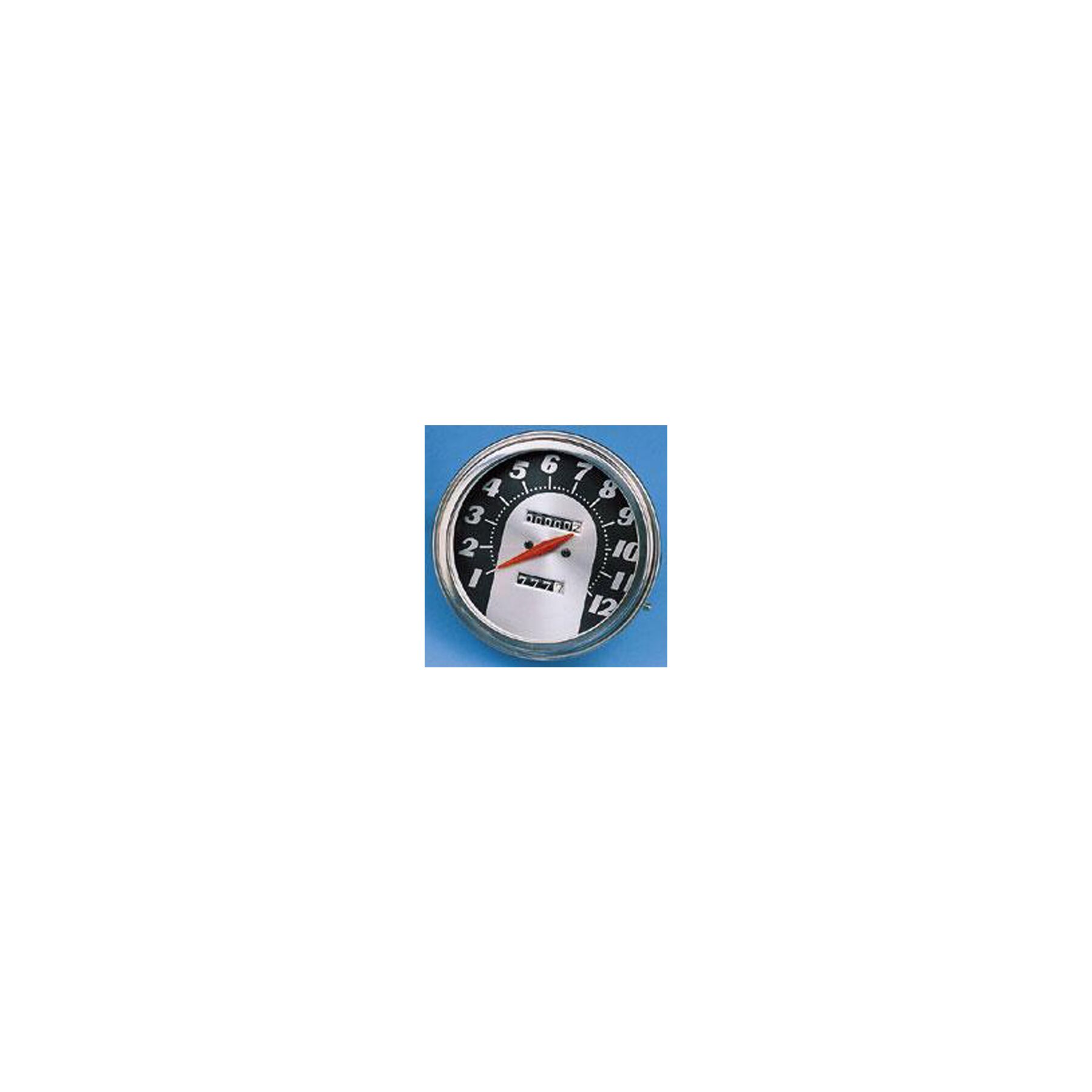 V-Twin Mfg. Tombstone Style Speedometer For Harley FL EL UL WL 1936-19