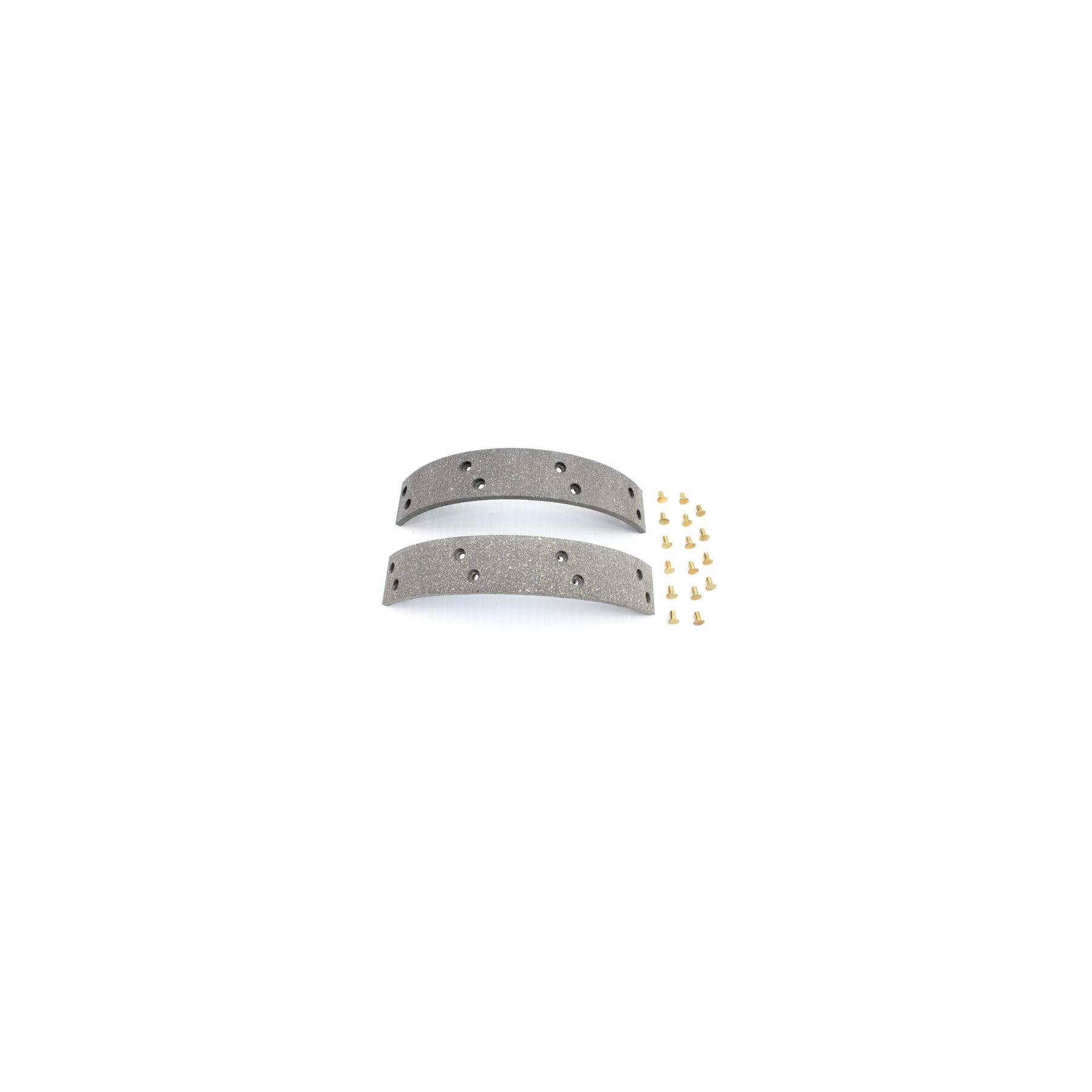 V-Twin Mfg. Rear Brake Shoe Lining With Rivets For Harley FL 1958-1962