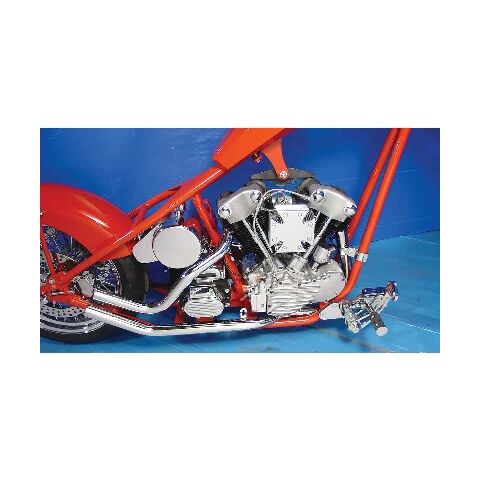 V-Twin Mfg. Upsweep Shotgun Headpipes For Harley FL 1941-1947