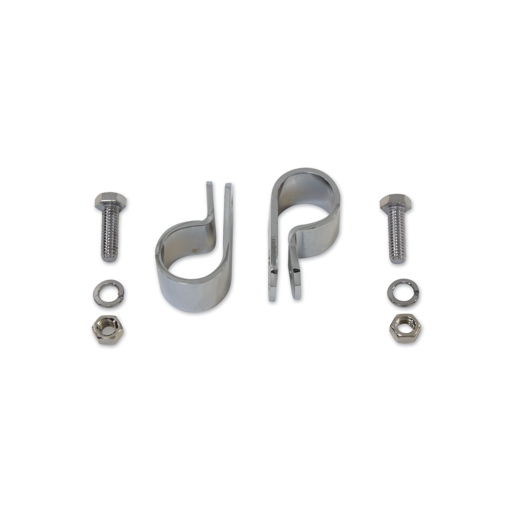 V-Twin Mfg. Chrome Frame Mounting Clamps