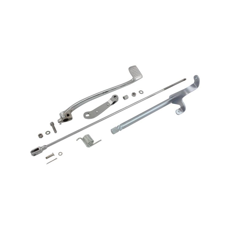 V-Twin Mfg. Chrome Rear Brake Linkage For Harley Sportster 1967-1974
