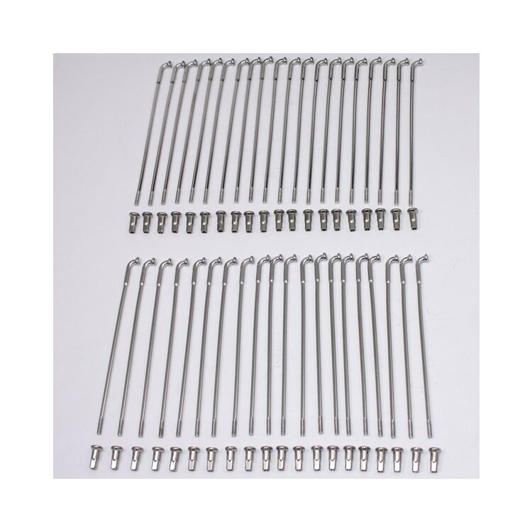 V-Twin Mfg. 18" Stainless Steel Buchanan Spokes