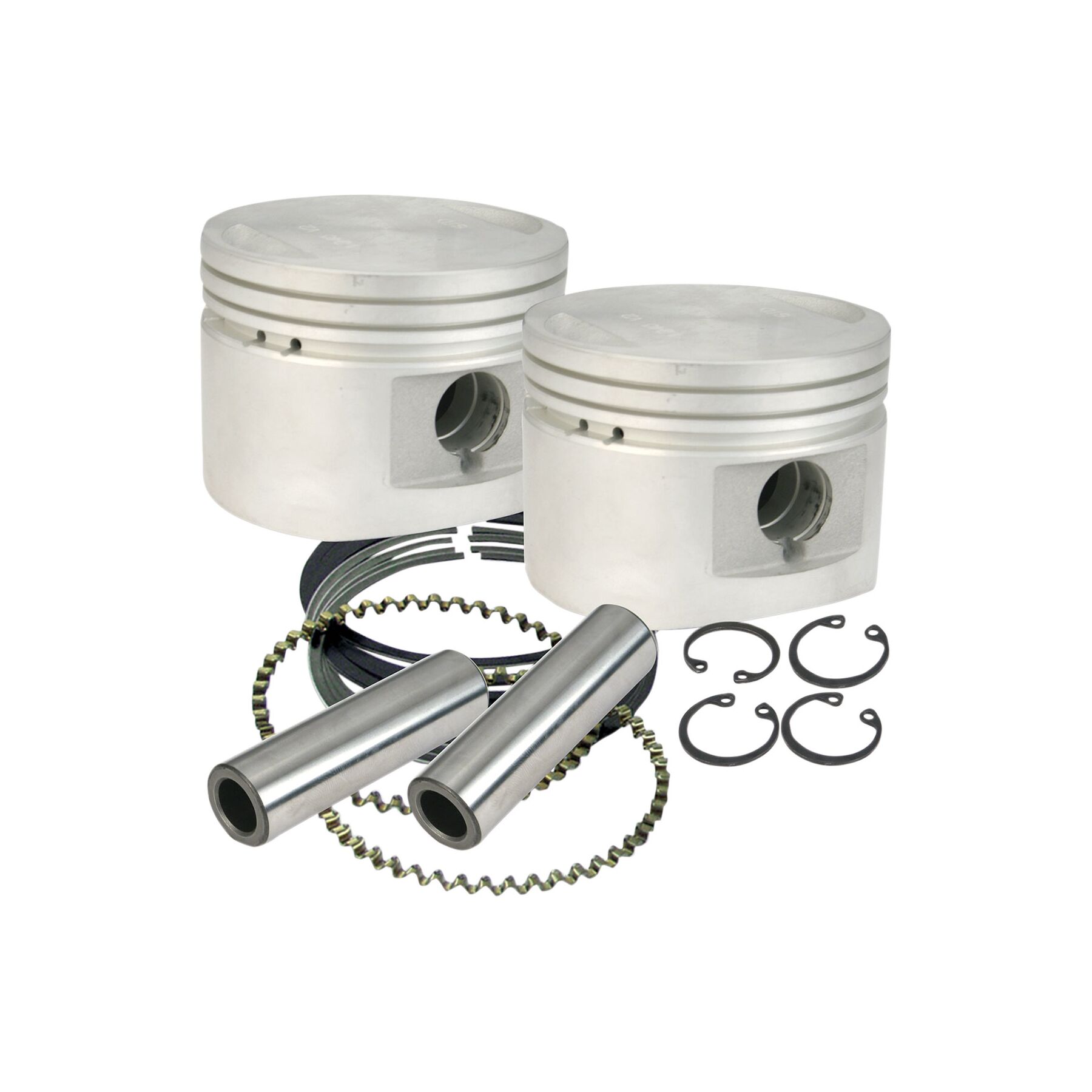 S&S Cycle Flat-Topped Piston Kit For Harley 80 Stock / S&S Motors 1984