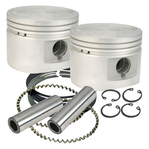 S&S Cycle Flat-Topped Piston Kit For Harley 80" Stock / S&S Motors 1984-1999