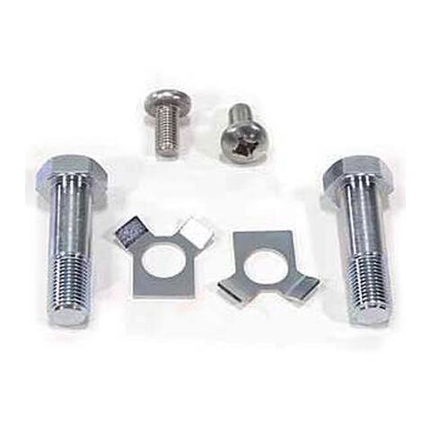 V-Twin Mfg. Adjustable Triple Tree Top Tee Bolts And Lock Tabs For Harley FL 1949-1984
