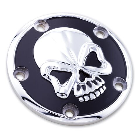Milwaukee Twins Skull Points Cover For Harley Twin Cam 1999-2017