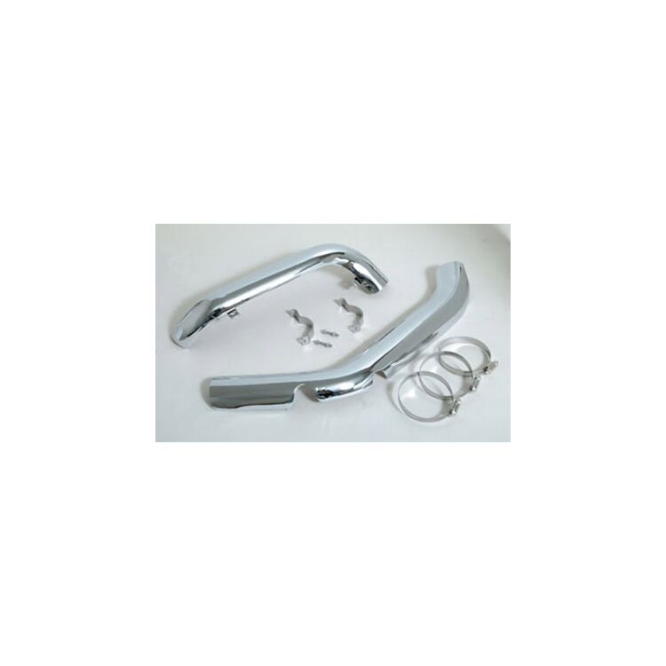 V-Twin Mfg. Heat Shield Set For Harley Touring 1970-1984