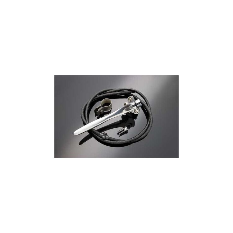 V-Twin Mfg. Spring Fork Cable And Handle Kit For Harley FL EL UL W G 1936-1957