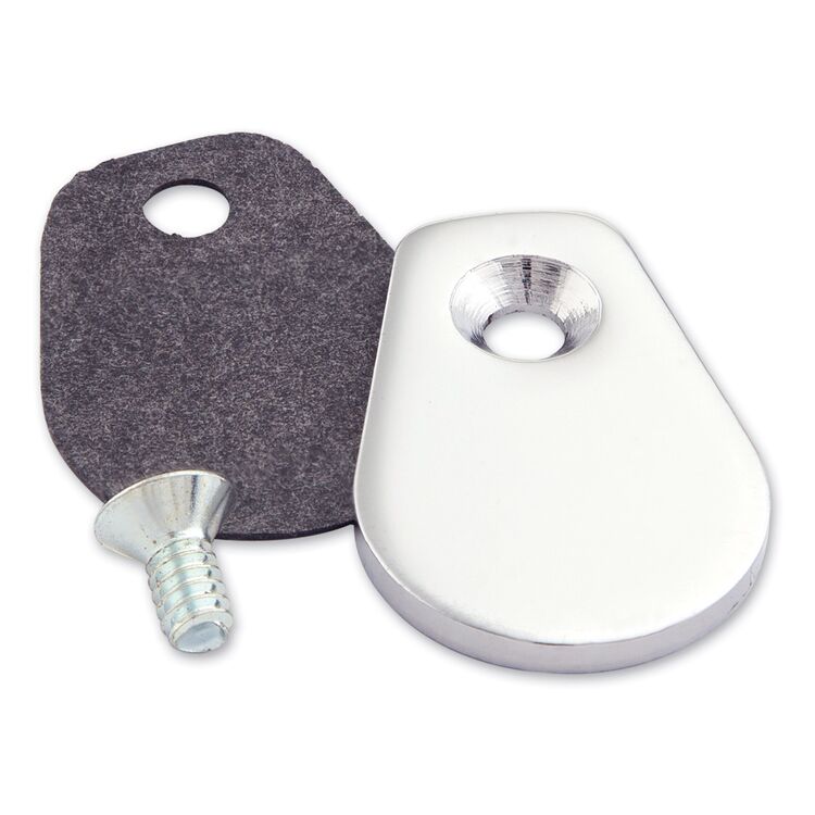 V-Twin Mfg. Speedometer Drive Hole Block Off Plate For Harley FX 1971-1977