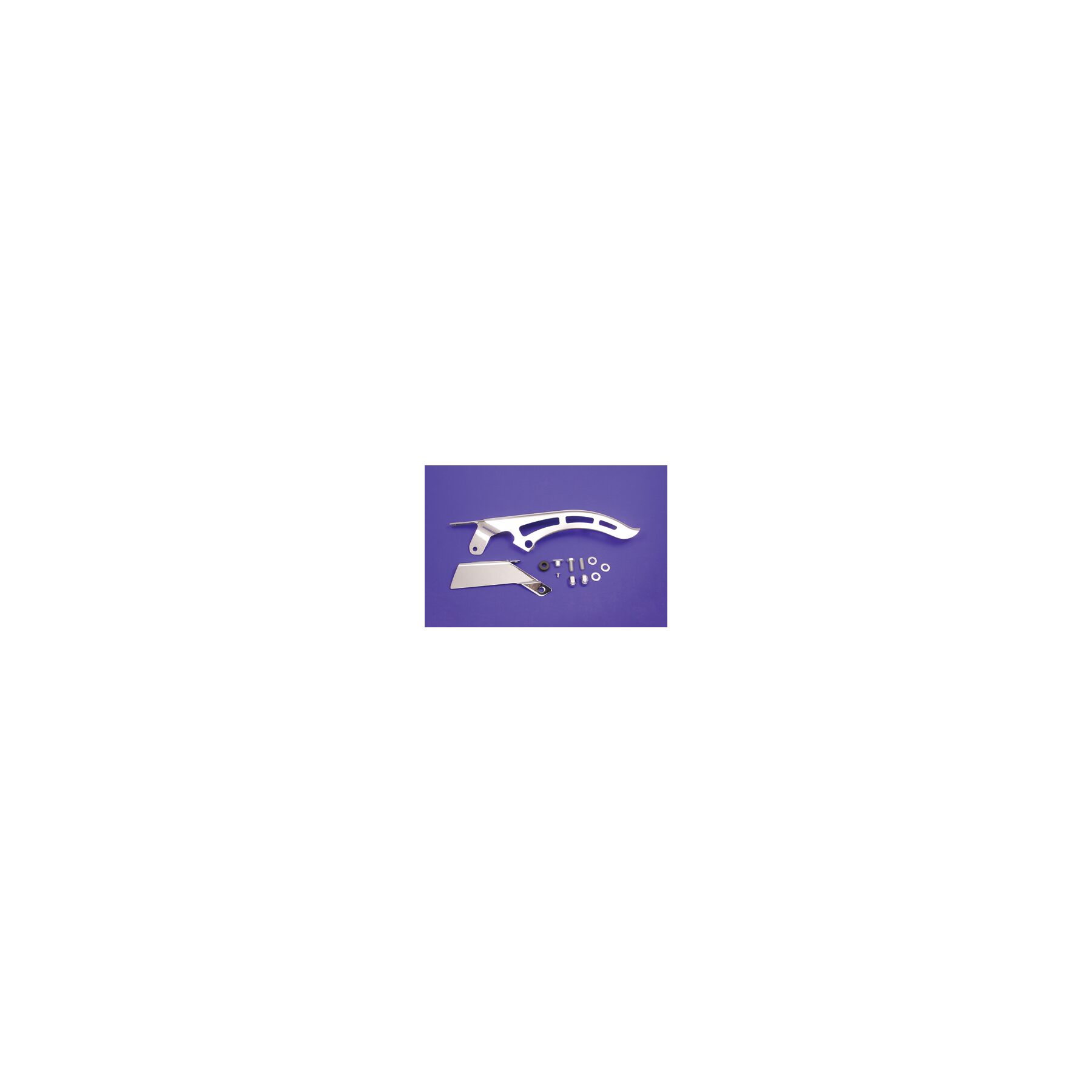 V-Twin Mfg. Shorty Chrome Upper Belt Guard For Harley Softail 2008-201