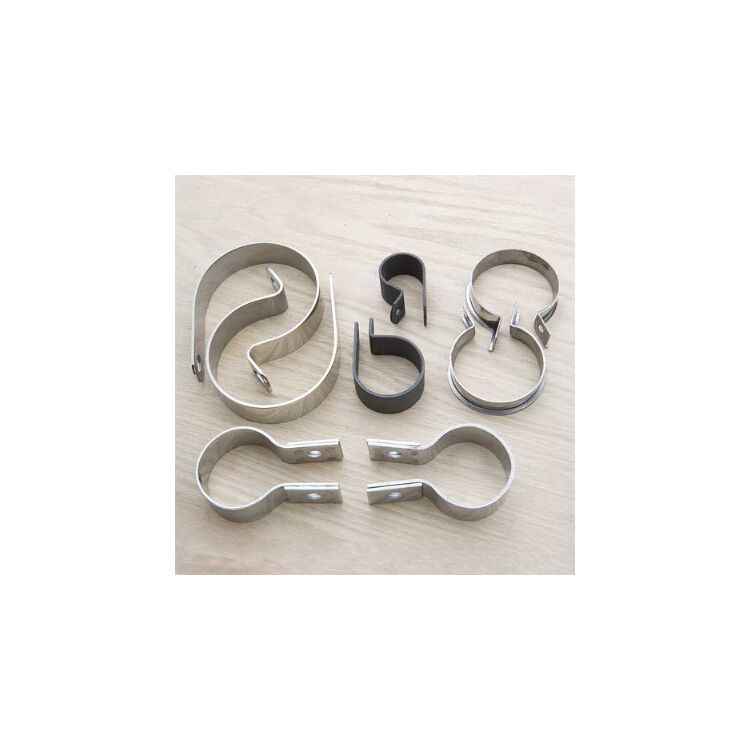 V-Twin Mfg. Dual Exhaust Clamp Kit For Harley FL 1958-1965
