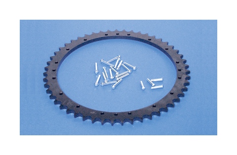 V-Twin Mfg. 51 Tooth Rear Brake Drum Sprocket Kit For Harley FL EL