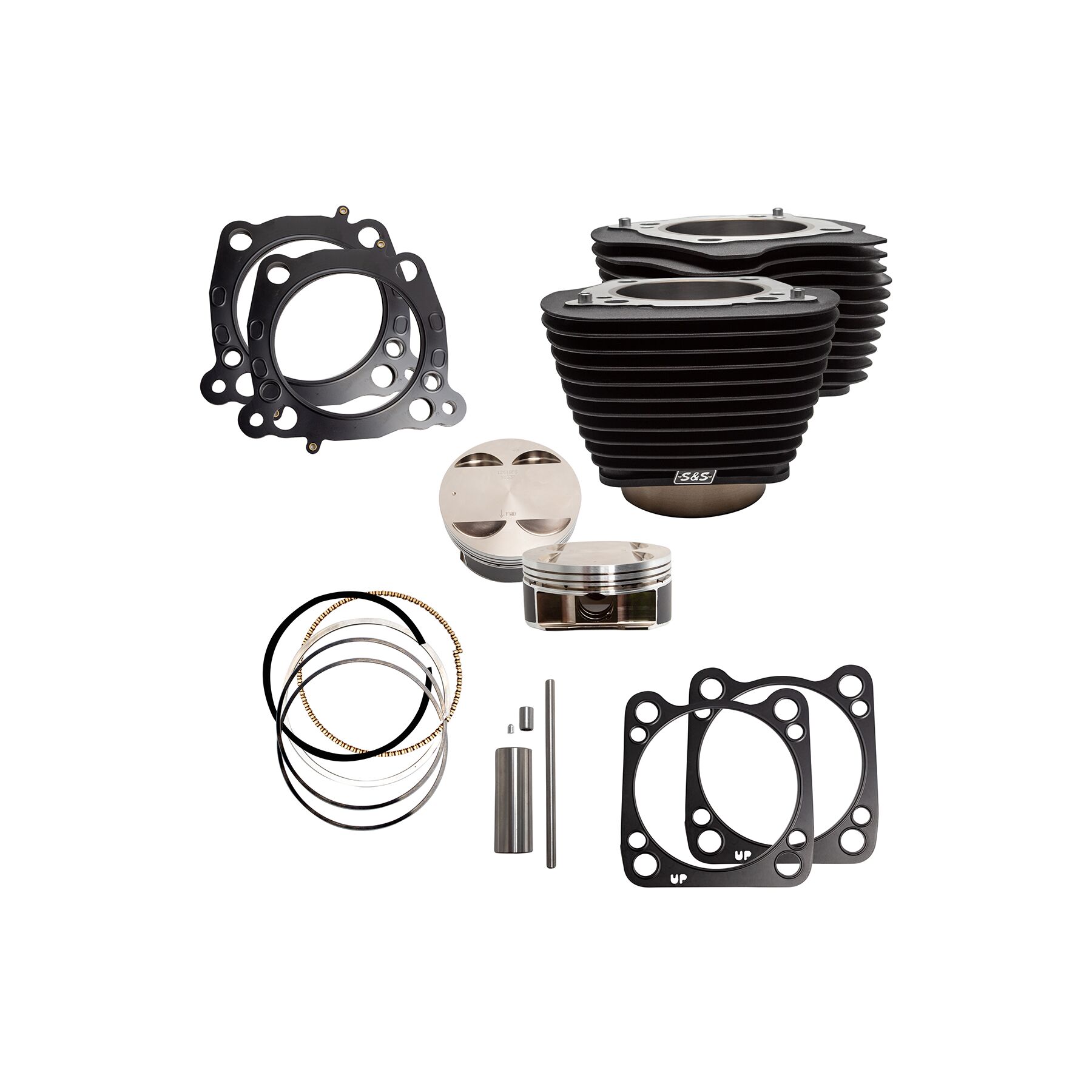 S&S Cycle 124 Big Bore Kit For Harley 107 Milwaukee Eight 2017-2026