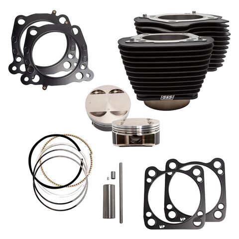 S&S Cycle 124" Big Bore Kit For Harley 107" Milwaukee Eight 2017-2025