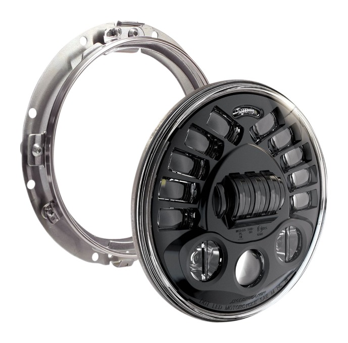 Custom Dynamics ProBeam 7" Adaptive LED Headlight For Harley 1994-2016 N/A