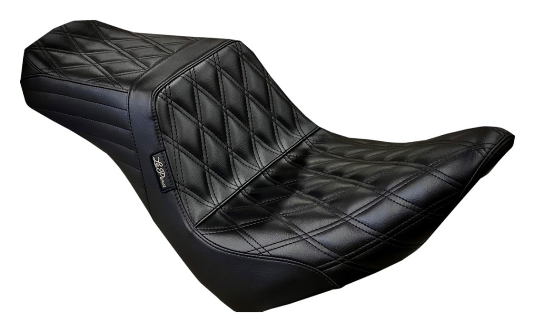 Le Pera TailWhip Double Diamond Stitch 2-Up Seat For Harley FXLR / FLSB 2018-2025 Standard