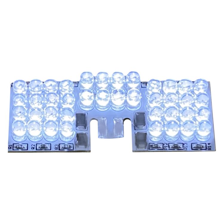 Custom Dynamics White Fender Tip Light LED Board For Harley Touring