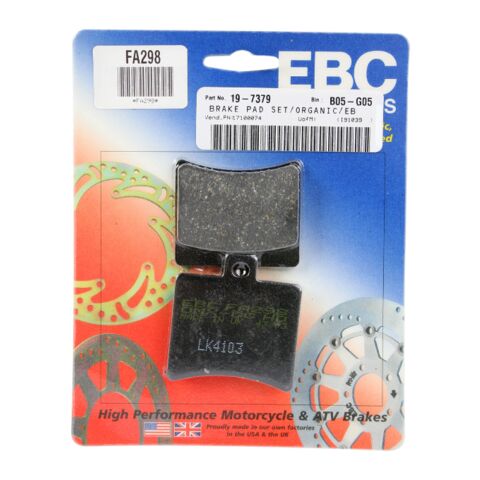 EBC FA298 Organic Brake Pad Aprilia / Hyosung 2003-2019
