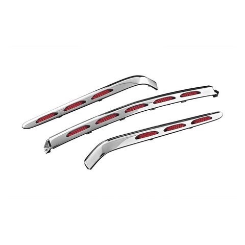 Kuryakyn LED Trunk Molding with Red Lenses Honda Gold Wing 2001-2010